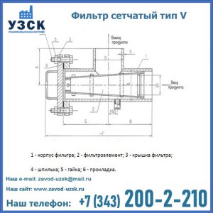 Фильтр сетчатый ФС по Т-ММ-11-2003 в Белгороде