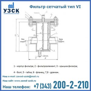 Фильтр сетчатый ФС по Т-ММ-11-2003 в Белгороде