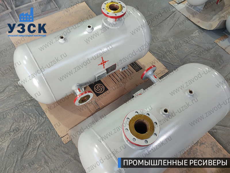 фотография промышленных ресиверовдля газа Белгород